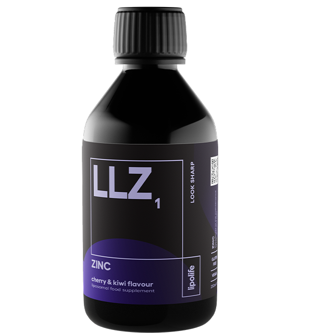 LLZ1 Zink 250ml liposomaal kers en kiwismaak